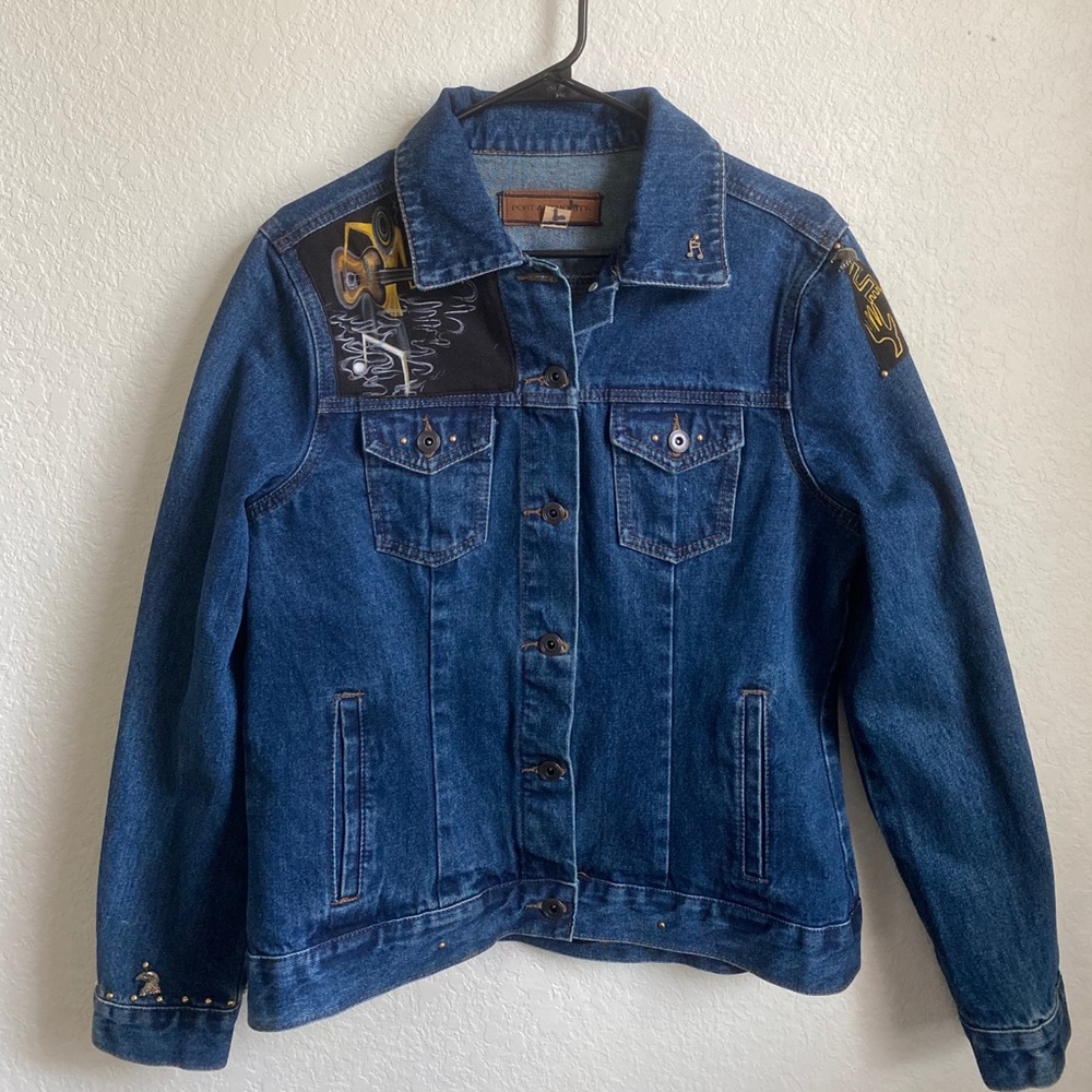 RK Kidd Art denim jacket JAZZ one of a kind